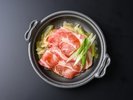 【朝食】日替わり陶板「三重県産豚肉の生姜焼き」