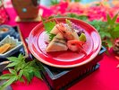 旬の魚を味わう、季節のお造り盛り合わせ