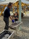自然体験の醍醐味!《マスのつかみ取り》ミューの森の名物イベント!実施期間はHPでお知らせいたします。
