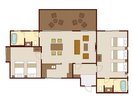 コテージ 5ベッド※間取り図