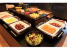 ご朝食【和洋食バイキング】営業時間:6:30〜10:00(最終入場 9:30) 全席禁煙