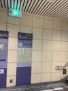 長堀橋駅内北1階段です。