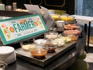 【朝食】選べるハンバーガー付きハーフビュッフェ