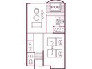 瑞穂タイプ客室(41平米)/間取り図(一例)