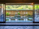 赤富士大浴場露天風呂(殿方)/ホテル鐘山苑の大浴場もご利用頂けます