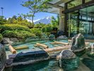 赤富士大浴場露天風呂(ご婦人)/ホテル鐘山苑の大浴場もご利用頂けます