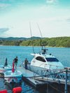 お部屋の前よりサンセットクルージングの船に乗り込めます!!贅沢!!