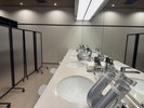 女性大浴場脱衣場