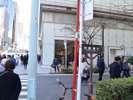 【銀座駅よりB】松屋通りの看板が見えましたら右に曲がります。