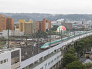 新幹線ビュールームからの景色 ※お部屋によって見え方は異なります