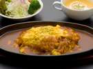 とろとろオムライス(夕食一例)