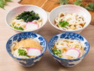 4種類のうどんが食べ放題にてお楽しみいただけます。