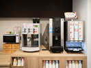 挽きたてコーヒーなど豊富なドリンクバー