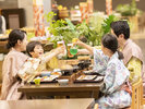家族でワイワイ♪おなかいっぱい楽しもう!