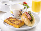 【ご朝食 お子さまメニュー】お子さまも大好き!フレンチトースト・ホットドック・スープなど!