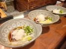 【ブッフェ】祇園辻利のお茶を使った黒毛和牛のしゃぶしゃぶは、ライブキッチンにて出来立てでご用意。