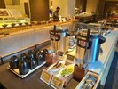 【ブッフェ】山利商店のお味噌を使った赤だしと、淡路オニオンスープ。