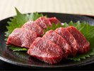 【オプション|馬刺し】会津ならではの味覚「馬刺し」(詳細要問合せ/予約は宿泊の3日前まで)