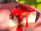 苺のレアチーズケーキ