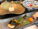 【ご夕食】ベジタリアン懐石(一例)