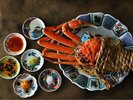 ◎特別会席◎ひとりで丸ごと堪能する「ひとり蟹会席」♪6種のつけダレで楽しめます。