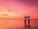 琵琶湖夕景