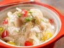 【特別会席・スタンダード会席】秋(2026年9月〜11月)食事 茸ピラフの卵白あんかけ
