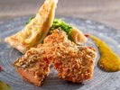 【スタンダード会席】秋(2026年9月〜11月)魚介料理 頂鱒のアーモンド焼き マスタードソース