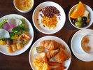 朝食盛り付けイメージ-洋食