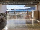 松島温泉「絹肌の湯」露天風呂(女性側)