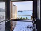 天然温泉露天風呂付き客室プレミアムセンターウイング露天風呂 24時間いつでも天然温泉を楽しめます
