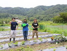 ◆有機野菜農園の「アクワーバ農園」は当館から車で5分ほど