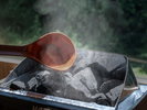 ◆木曽桧を使用した屋外サウナ「Forest Sauna」