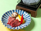 【パノラマイン山中湖】《富士山 溶岩石焼会席》春期間:3月〜5月 焜炉|名物 富士山溶岩石焼き