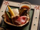夕食の会席の一品