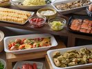 【朝食】ブッフェライン一例