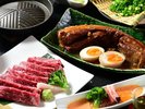 上州牛サーロインステーキ200g&和豚もちぶたブロック煮400g(二人分一緒盛りです)