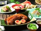 和豚もちぶたブロック煮会席イメージ