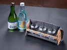 *日本酒飲み比べ/お食事とともに各日本酒の香りや味わいの違いをお楽しみください。