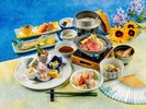 *【夏の会席】伊豆半島の新鮮な魚介類や旬の素材をお楽しみいただける創作会席料理です(一例)