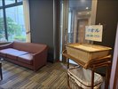 【足湯】足湯の入り口にございますタオルをご利用ください