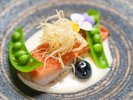 夕食一例【キンキのポワレ】