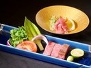 群馬県産「増田牛」を味わう一皿。繊細な脂の甘みと、上質な旨みをご堪能ください