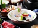芽吹きの季節を感じる、目にも美しい一皿