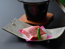 【別注料理】追加注文いただける飛騨牛A5ランクステーキです。