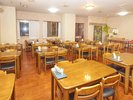 朝食会場:日替わり魚料理が魅力の朝食会場。
