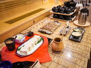 【朝食ビュッフェ】通常メニューは和洋ご用意。また季節限定メニューもご用意しております。