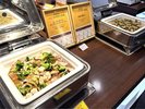 朝食ブッフェメイン肉魚料理