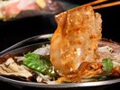 七兵衛膳の上州六穀豚の鉄板焼き(イメージ)