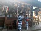 夢二デザイン浴衣で散策 伊香保神社